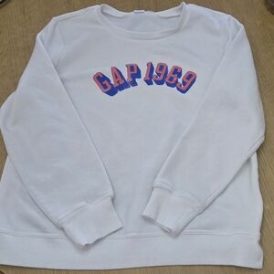 GAP Logo Women's White Sweatshirt